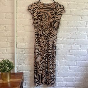 Maggy London Animal Print Wrap Dress